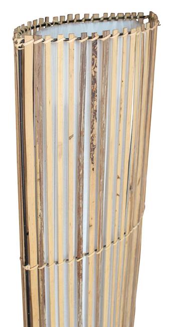 Lampada da terra etnica in bamboo