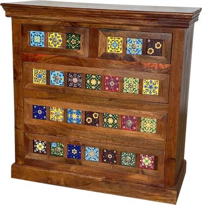 Credenza etnica colorata